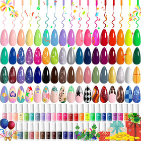 beetles Gel Polish Nail Art Gel Set 50 Colours front view