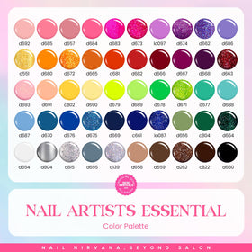 beetles Gel Polish Nail Art Gel Set 50 Colours with reflective glitter