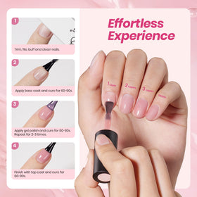 beetles Gel Polish nail art using jelly gel colours
