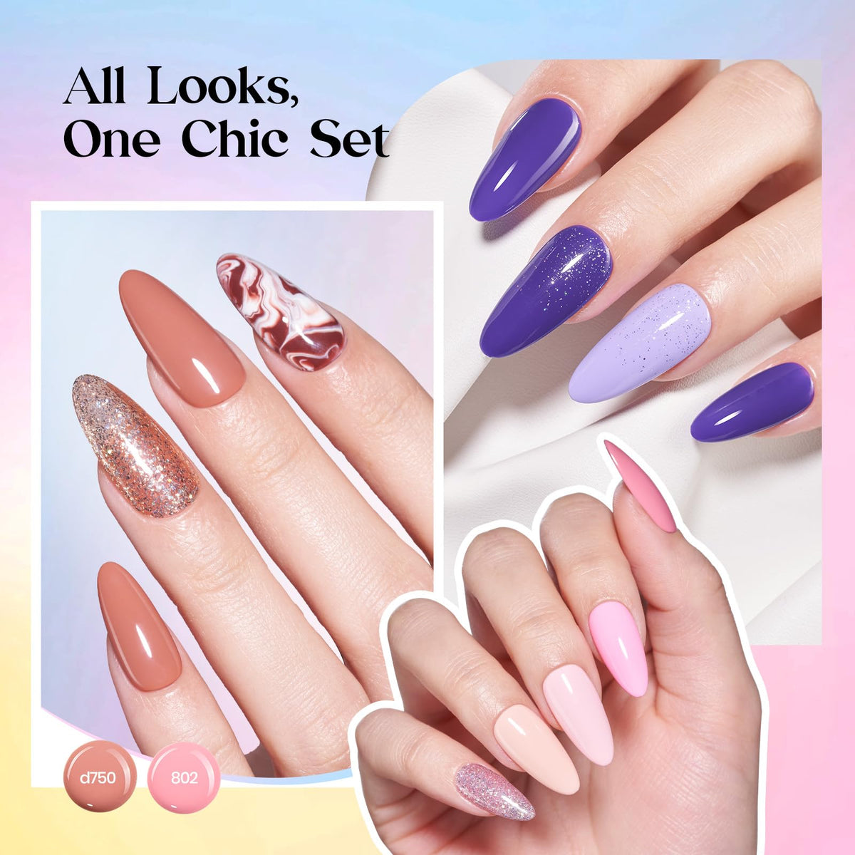 beetles Gel Polish nail file and buffer included in kit