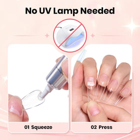 beetles Gel Polish Nail Glue 10g with application stick