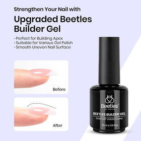 beetles Gel Polish Nail Glue bottle with nail art accessories