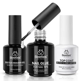 beetles Gel Polish Nail Glue Builder Gel 15ml bottle front view