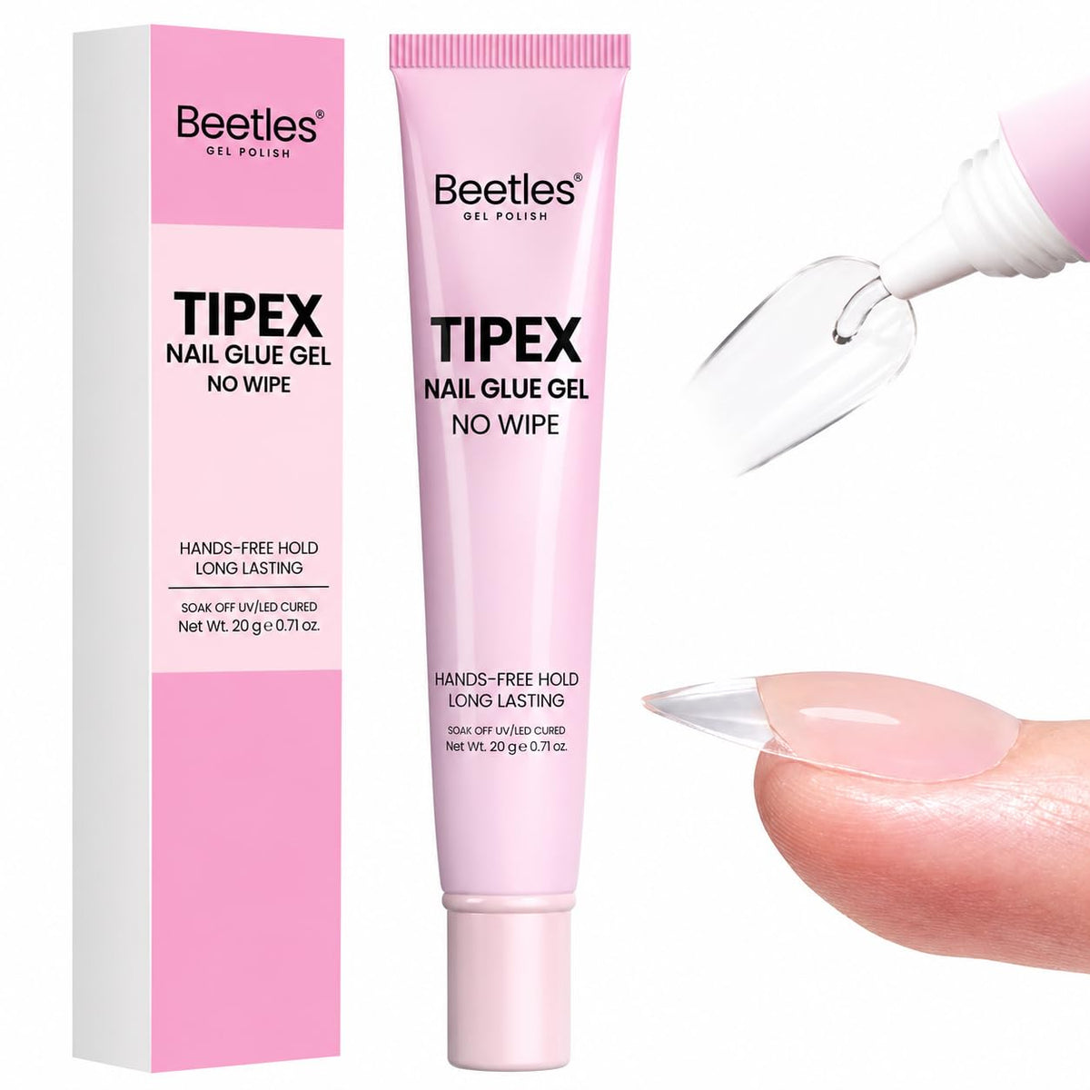 beetles Gel Polish Nail Glue Gel 20g front view