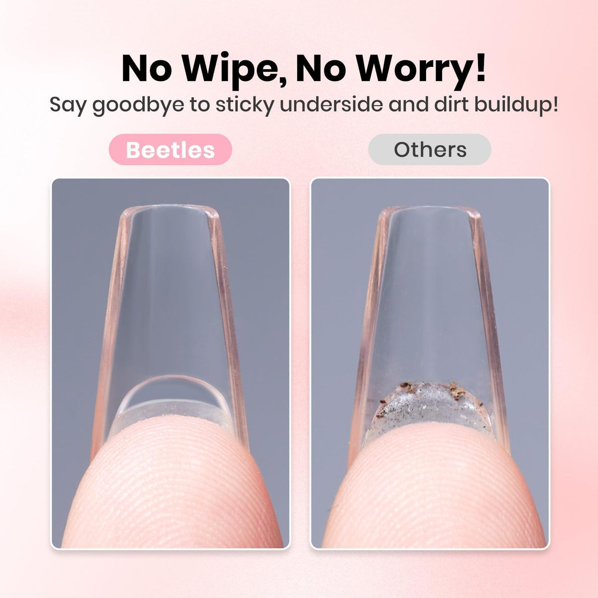beetles Gel Polish Nail Glue Gel application on nails
