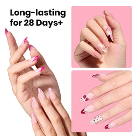 beetles Gel Polish Nail Glue Gel with Tipex tips