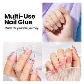 beetles Gel Polish Nail Prep & Glue Set in use during manicure