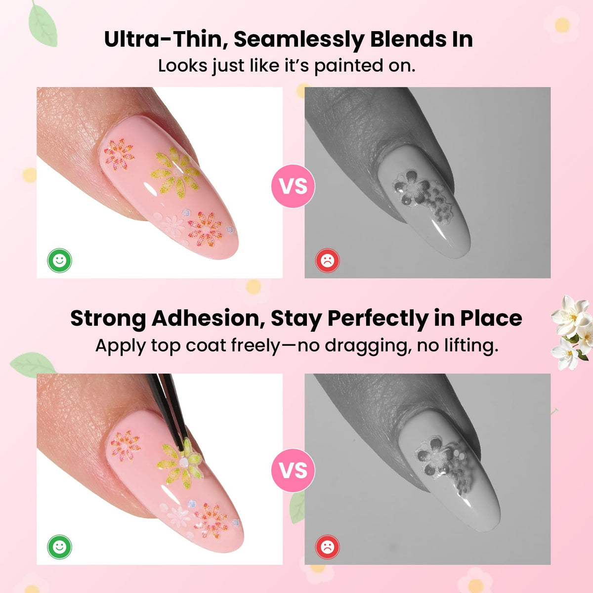 beetles Gel Polish nail stickers on toenails