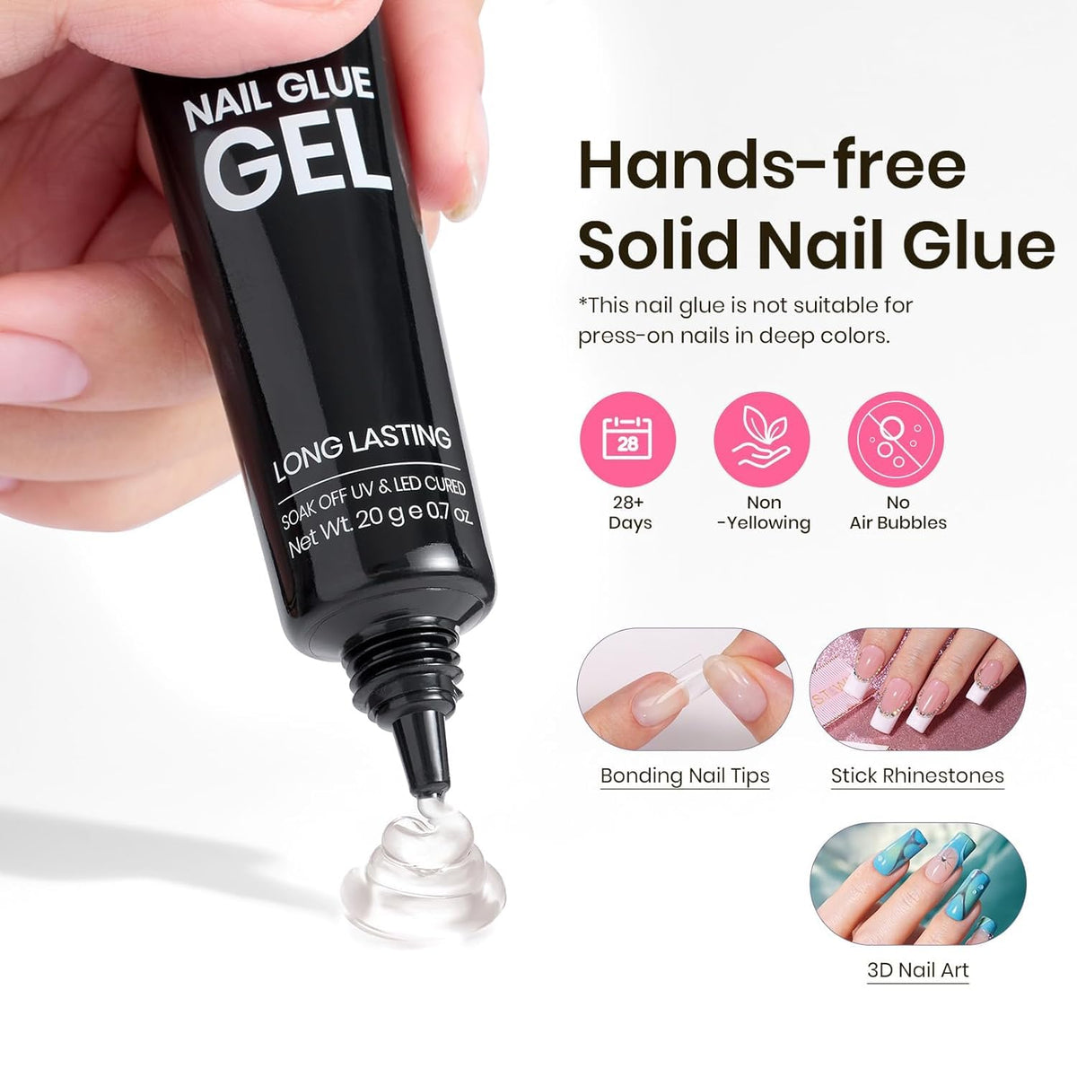 beetles Gel Polish Nail Tips close-up of apex design