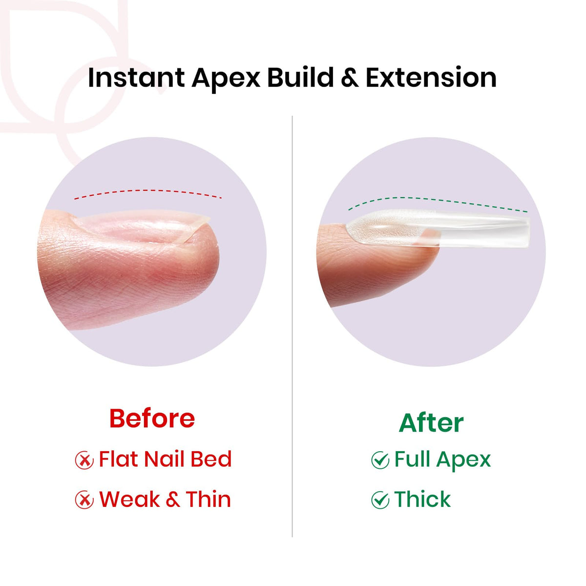beetles Gel Polish nail tips in various sizes
