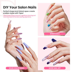 beetles Gel Polish nail tips in various sizes