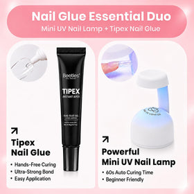 beetles Gel Polish Nail Tips Kit packaging