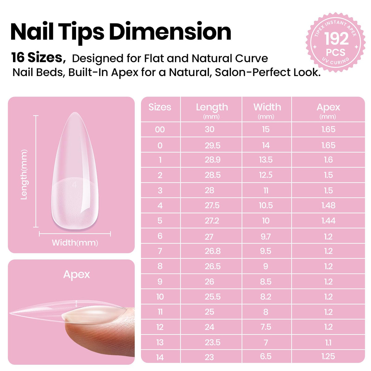 beetles Gel Polish Nail Tips Kit packaging and contents overview
