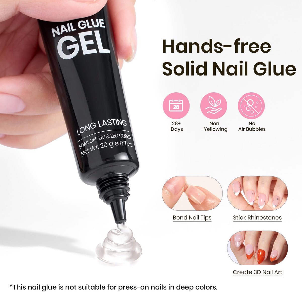 beetles Gel Polish Nail Tips Kit packaging and instructions