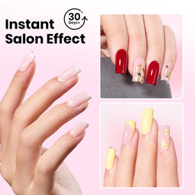 beetles Gel Polish Nail Tips Kit showing nail tips sizes