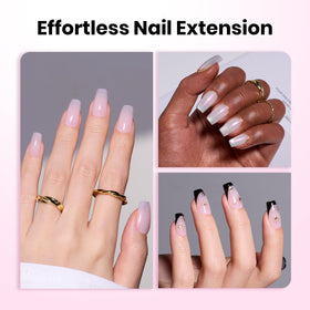 beetles Gel Polish Nail Tips Kit showing short coffin nail tips