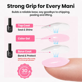 beetles Gel Polish Nail Tips Kit showing various nail sizes