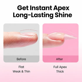 beetles Gel Polish nail tips with reinforced apex and thinned cuticle edge