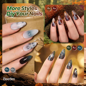 beetles Gel Polish Natural Coda earthy olive shade bottle