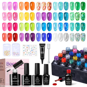 beetles Gel Polish neon jelly colours on nails
