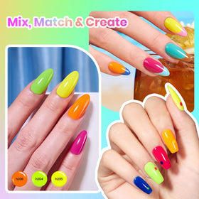 beetles Gel Polish Neon Summer Collection vivid green shade
