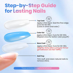 beetles Gel Polish No Wipe Top Coat and Base Coat Set lifestyle scene