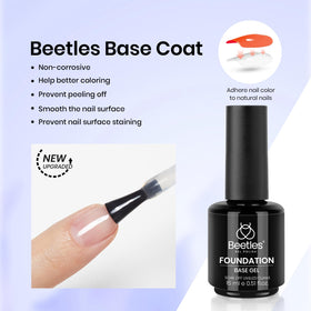 beetles Gel Polish no wipe top coat bottle side view