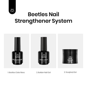 beetles Gel Polish Nude Base Gel 15ml packaging details