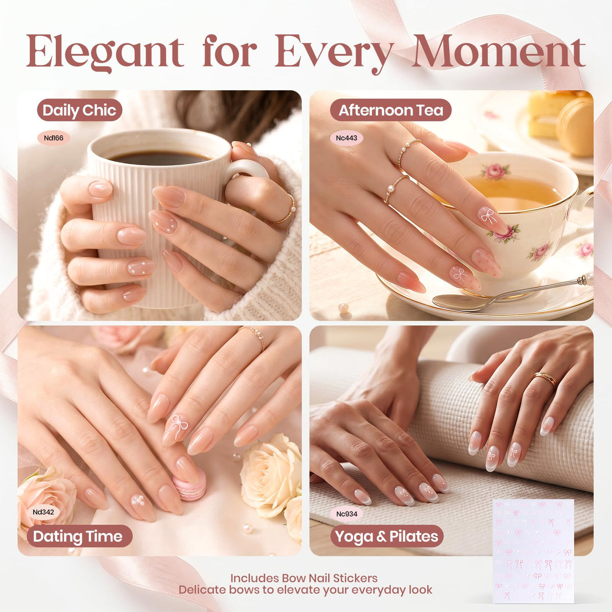 beetles Gel Polish Nude Gel Nail Polish close-up of peach shade