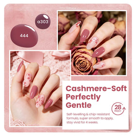beetles Gel Polish Nude Gel Polish Set application on nails