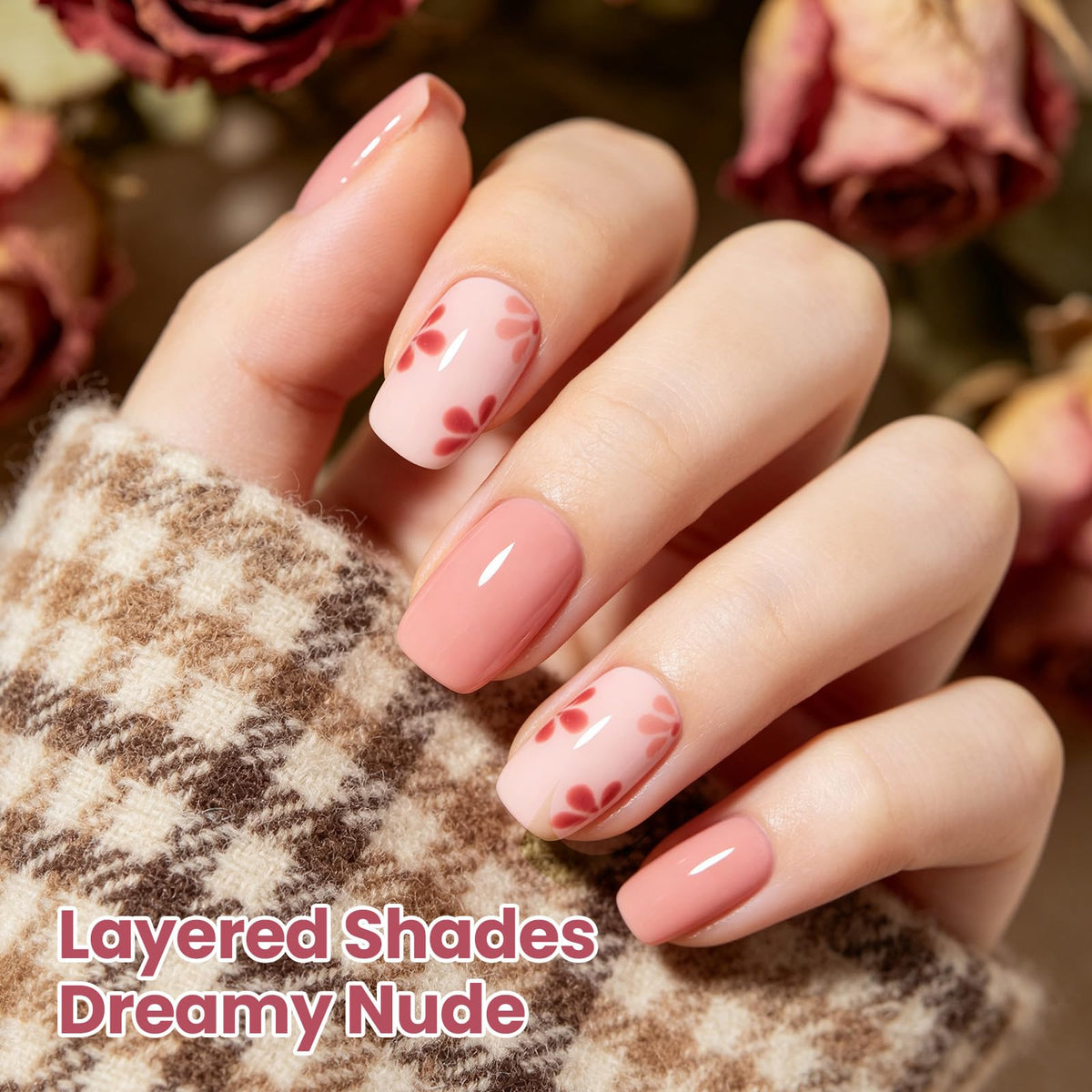 beetles Gel Polish Nude Gel Polish Set showing brown tones