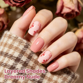 beetles Gel Polish Nude Gel Polish Set showing brown tones