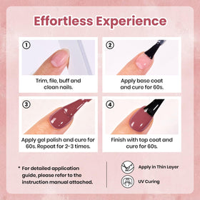 beetles Gel Polish Nude Gel Polish Set swatches on nail wheel