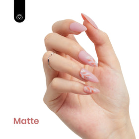 Beetles Gel Polish Nude Pink Gel Nail Polish 15ML application brush