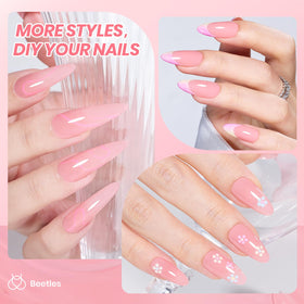 beetles Gel Polish Nude Pink Gel Nail Polish 15ml packaging