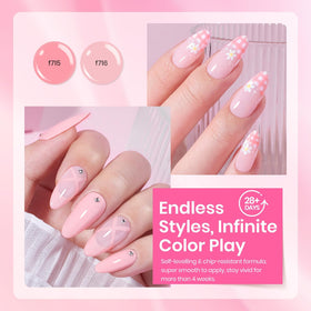 beetles Gel Polish nude pink shade bottle