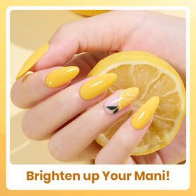 beetles Gel Polish pale yellow shade bottle