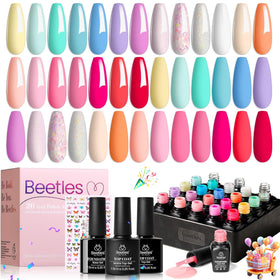 beetles Gel Polish pastel gel colours with nail art tools