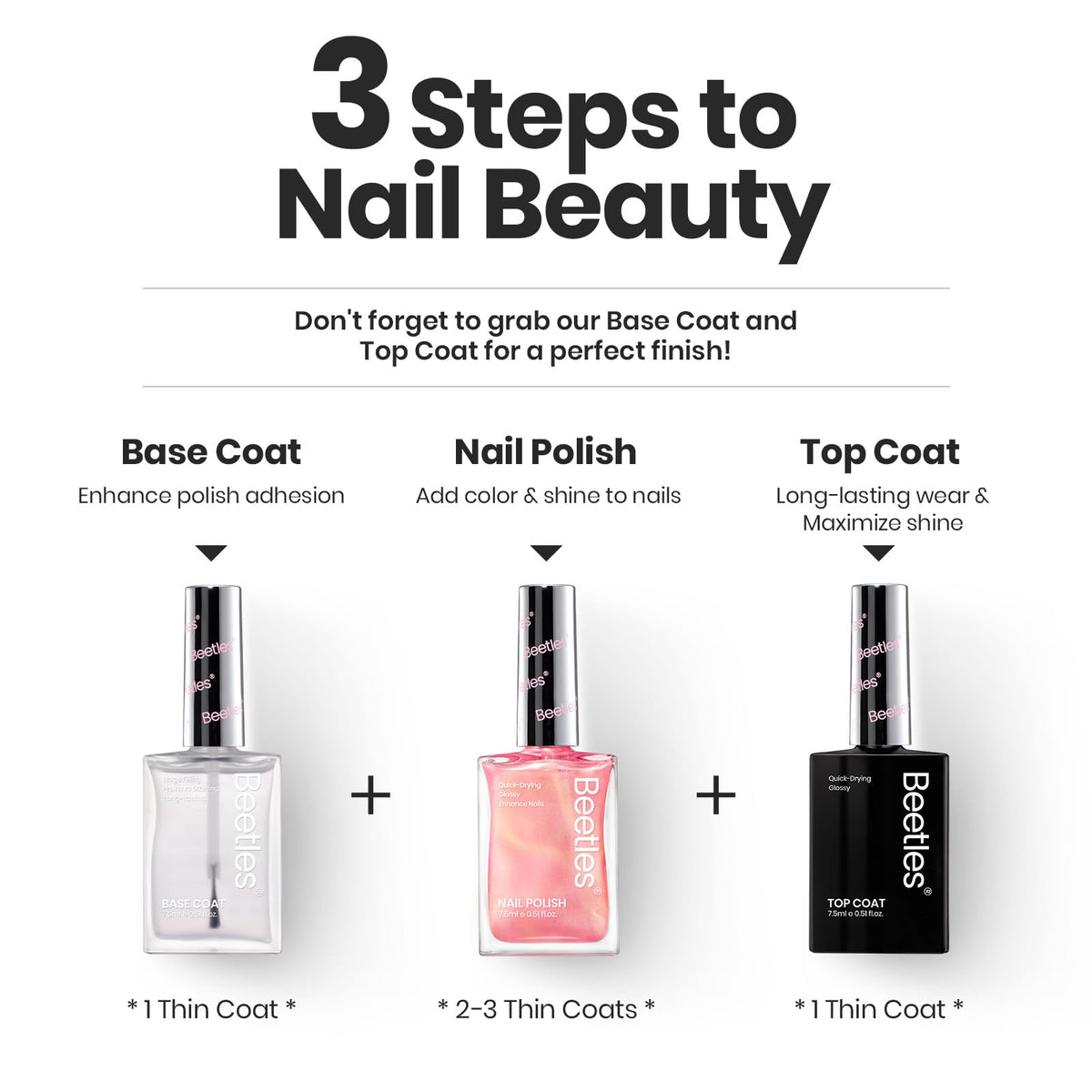 beetles Gel Polish Pearl Nail Polish Set packaging details