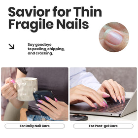 beetles Gel Polish Pearl Nail Polish Set purple shade close-up