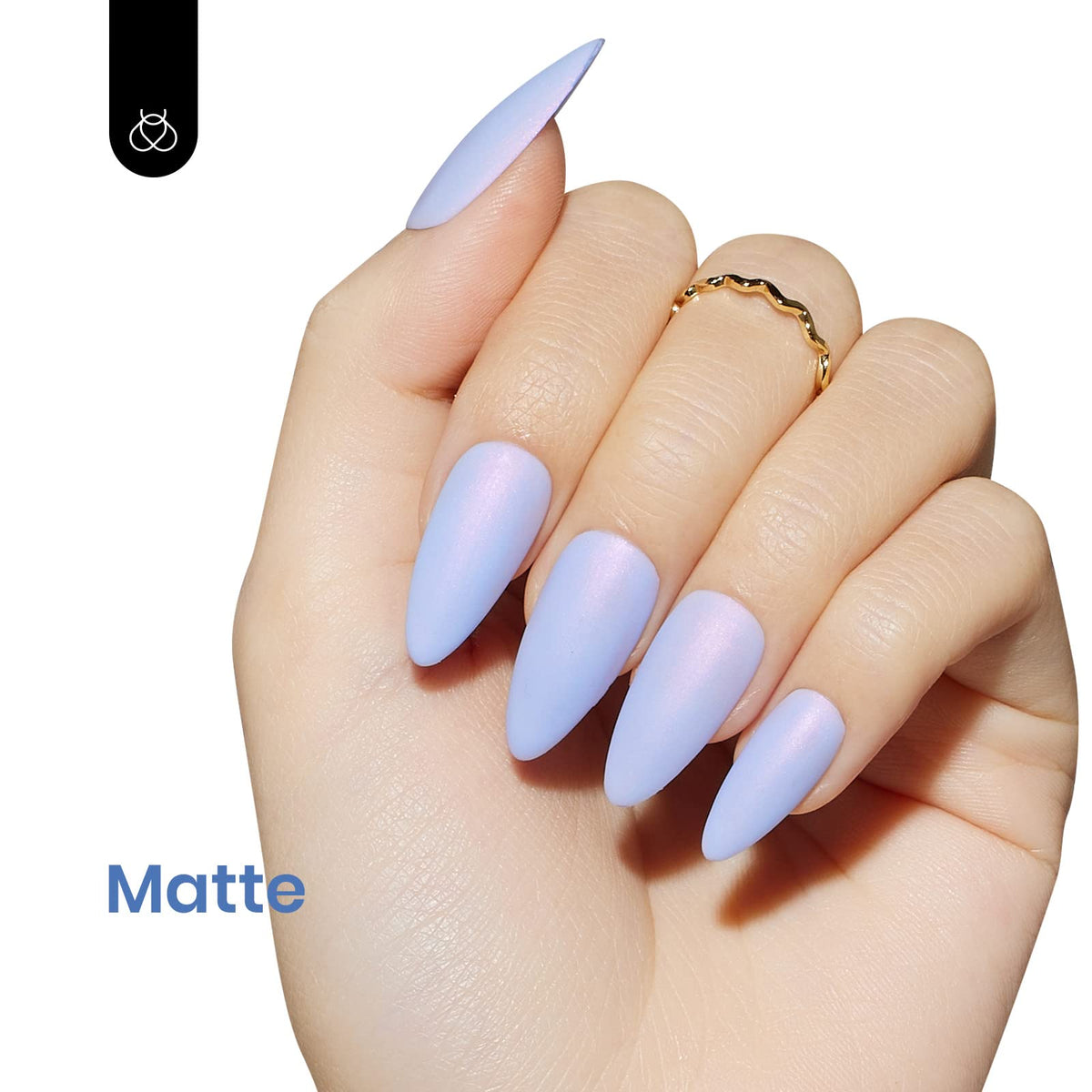 beetles Gel Polish Periwinkle Gel Nail Polish 15ml application on nails