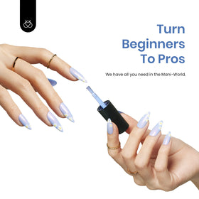 beetles Gel Polish Periwinkle Gel Nail Polish 15ml with nail art tools