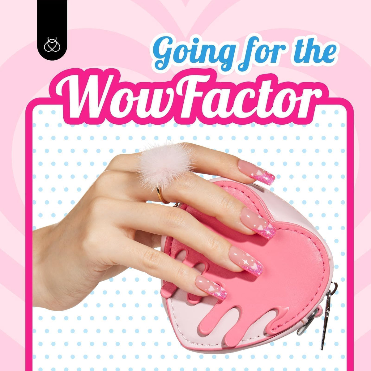 beetles Gel Polish Pink Glitter with UV nail lamp