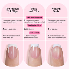 beetles Gel Polish Press On Nails Heart Whisper set with nail art accessories