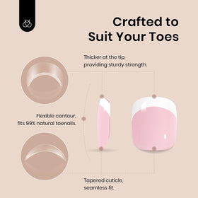 beetles Gel Polish Press On Toenails packaging