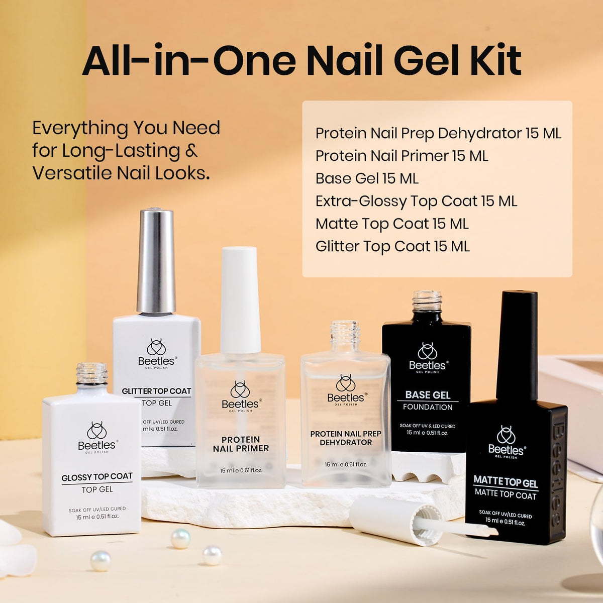 beetles Gel Polish Protein Nail Prep Dehydrator bottle