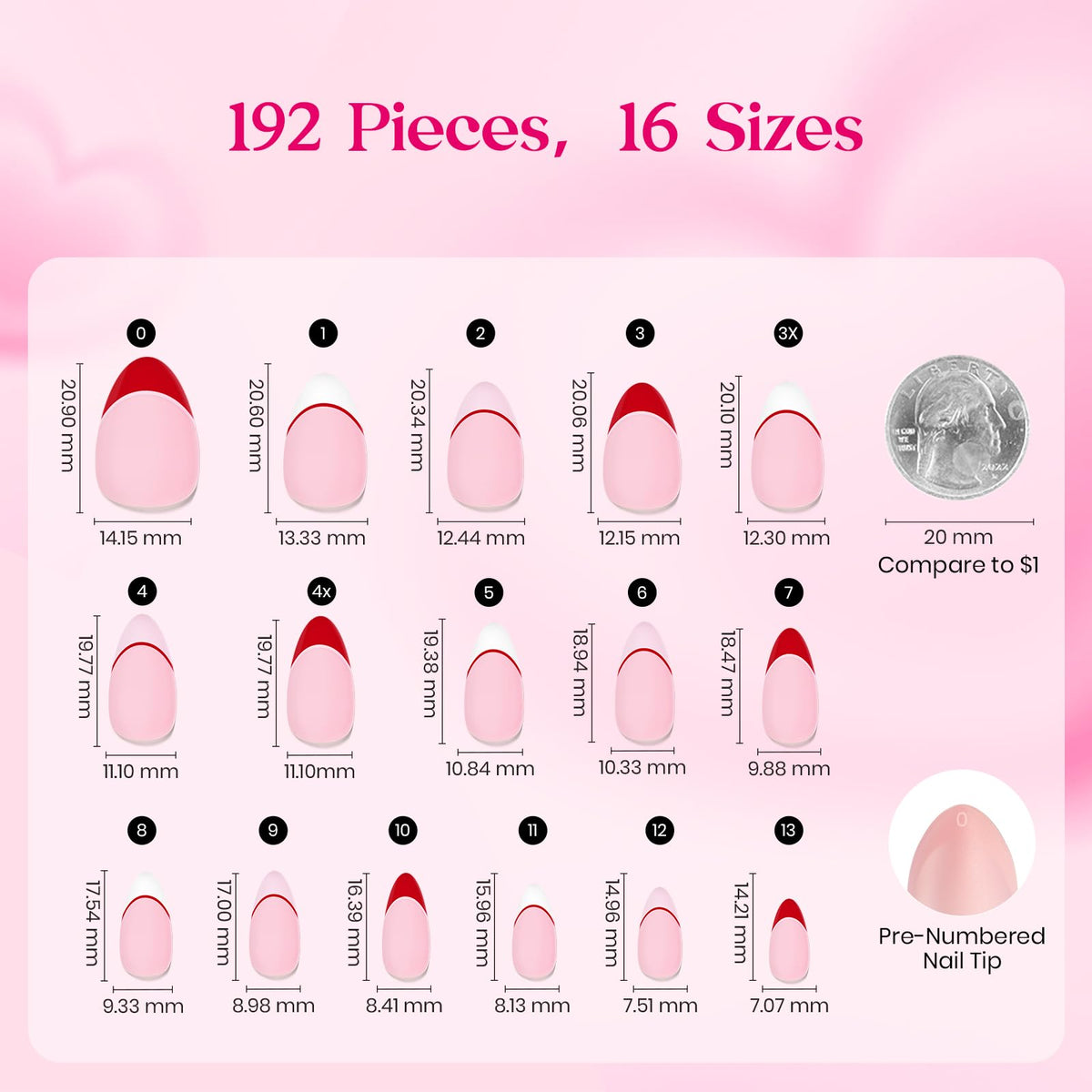beetles Gel Polish Romantic Dream press on nails displayed with nail art accessories
