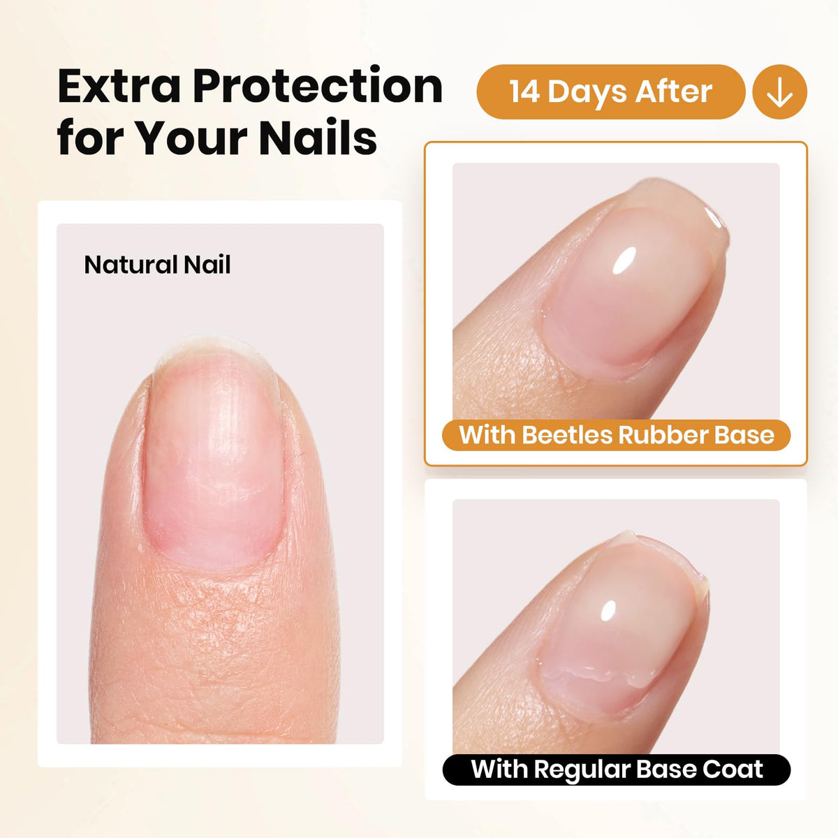 beetles Gel Polish Rubber Base Gel 15ml texture close-up