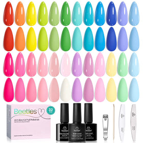 beetles Gel Polish Rustic Sonata Collection 25 colors kit front view