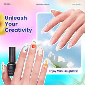 beetles Gel Polish Rustic Sonata Collection glossy and matte top coats